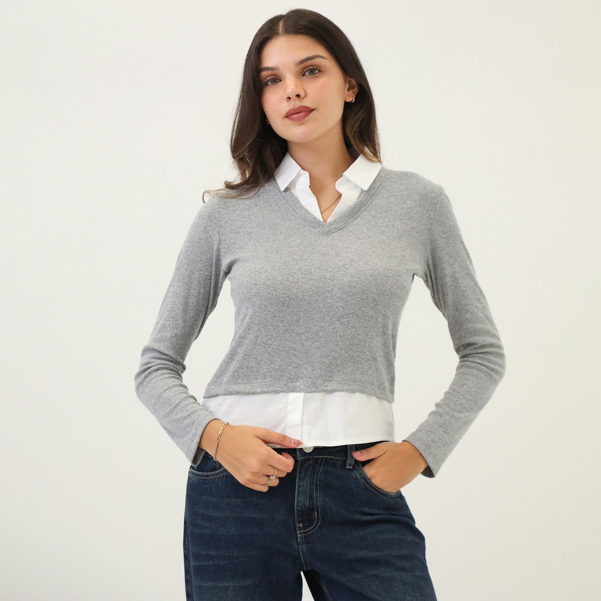 SYBILLA - Chompa Casual Mujer