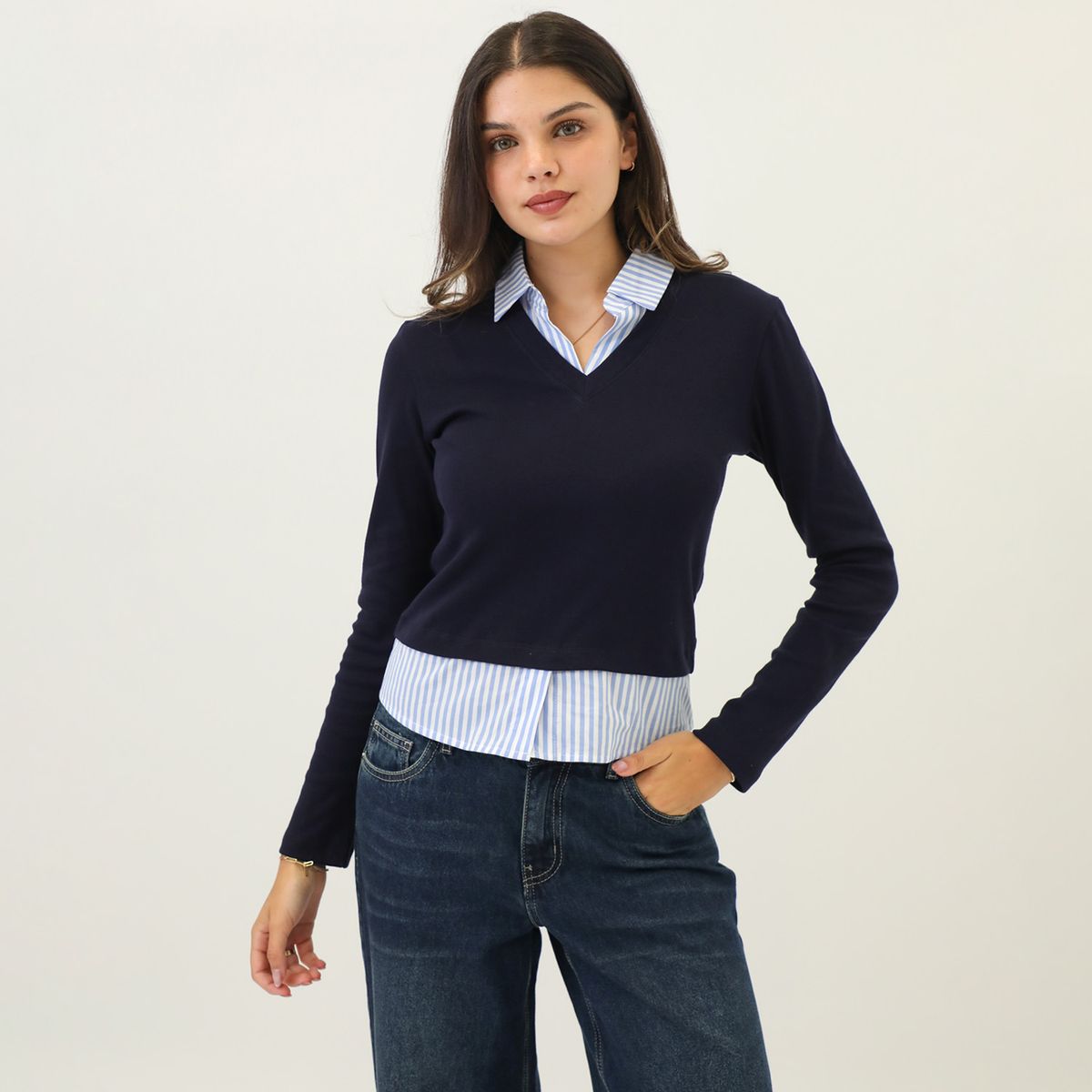 SYBILLA - Chompa Casual Mujer