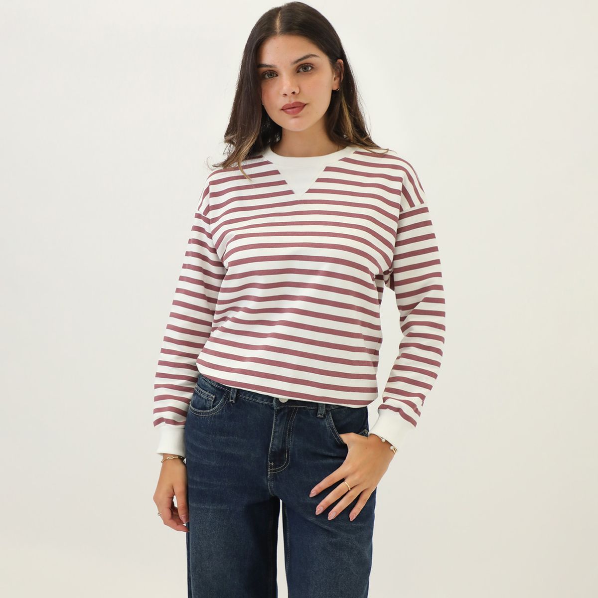 SYBILLA - Poleron Casual Mujer