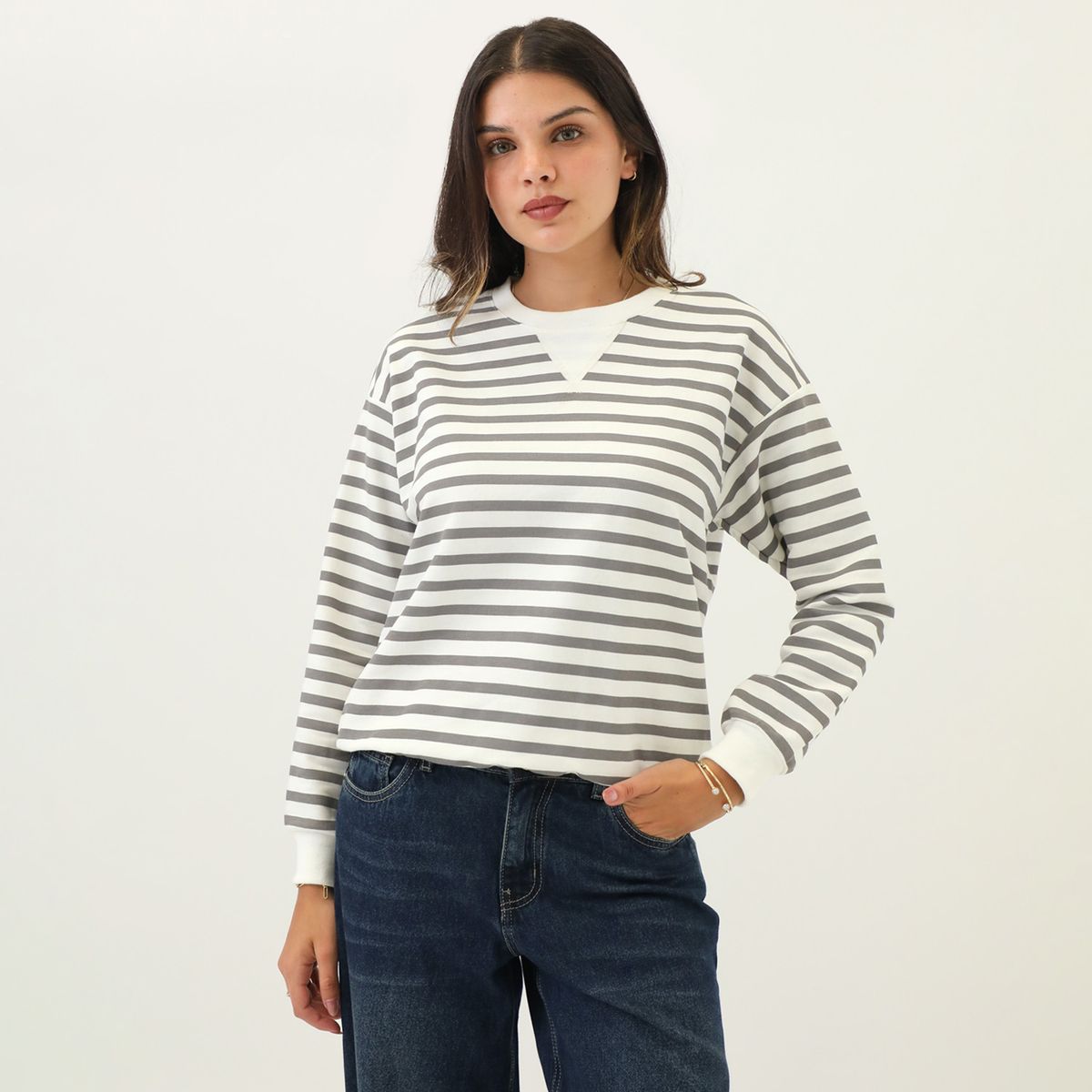 SYBILLA - Poleron Casual Mujer