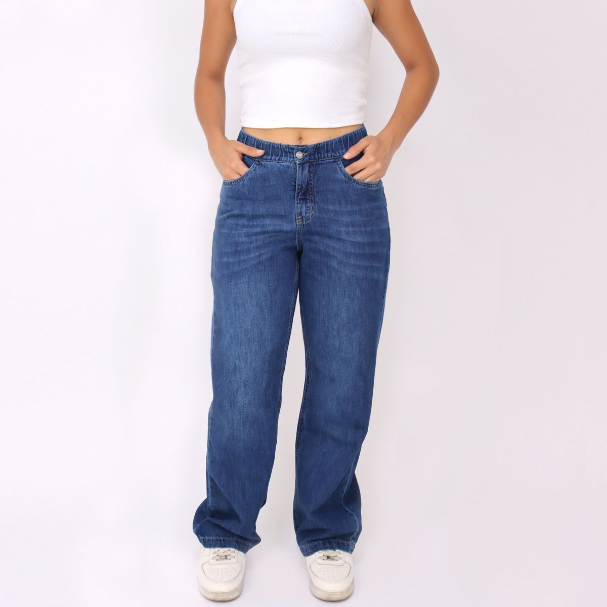 KAYRA POBLET - Jean Jogger Tiro Alto Mujer Kayra Poblet