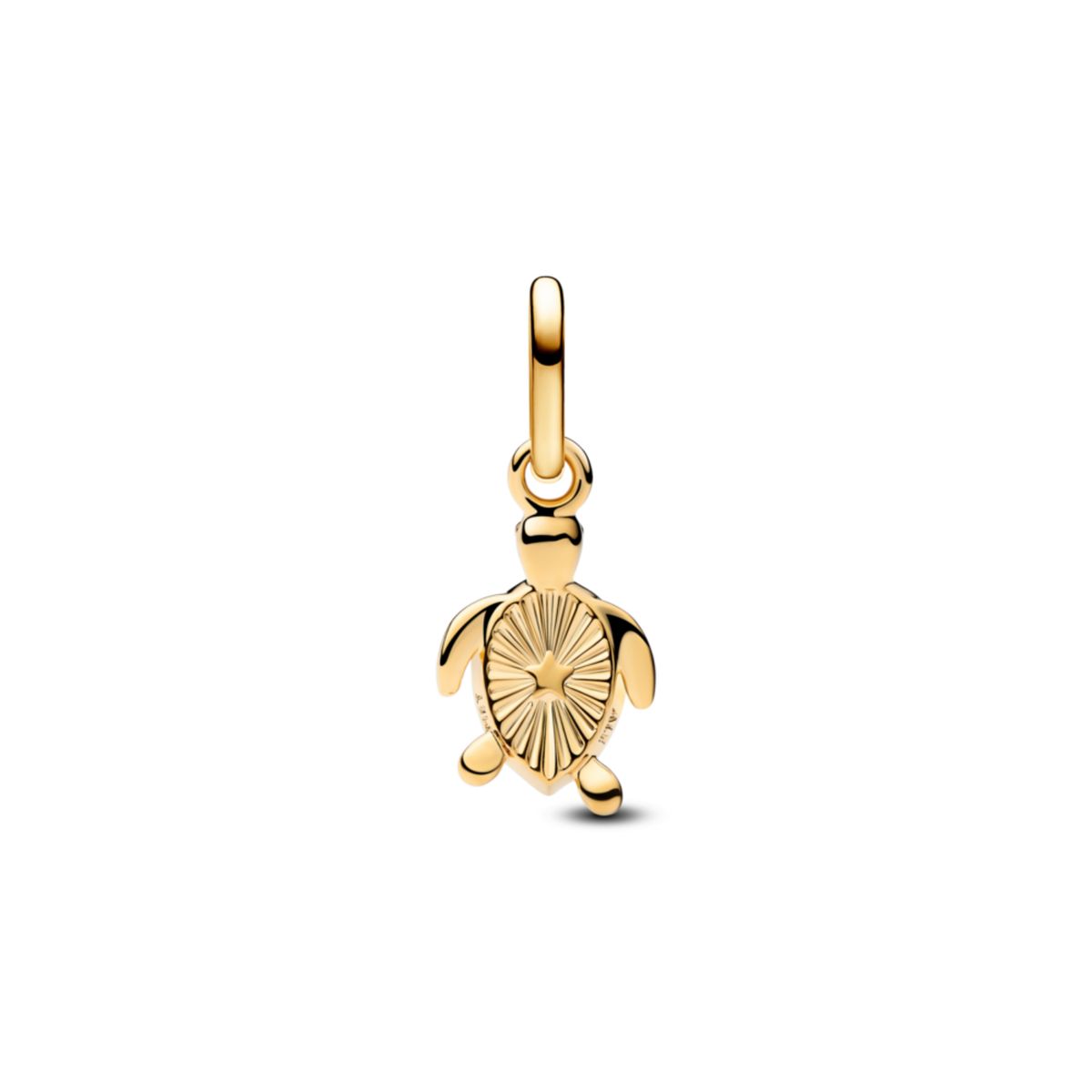 PANDORA - Mini Charm Colgante Tortuga Verde