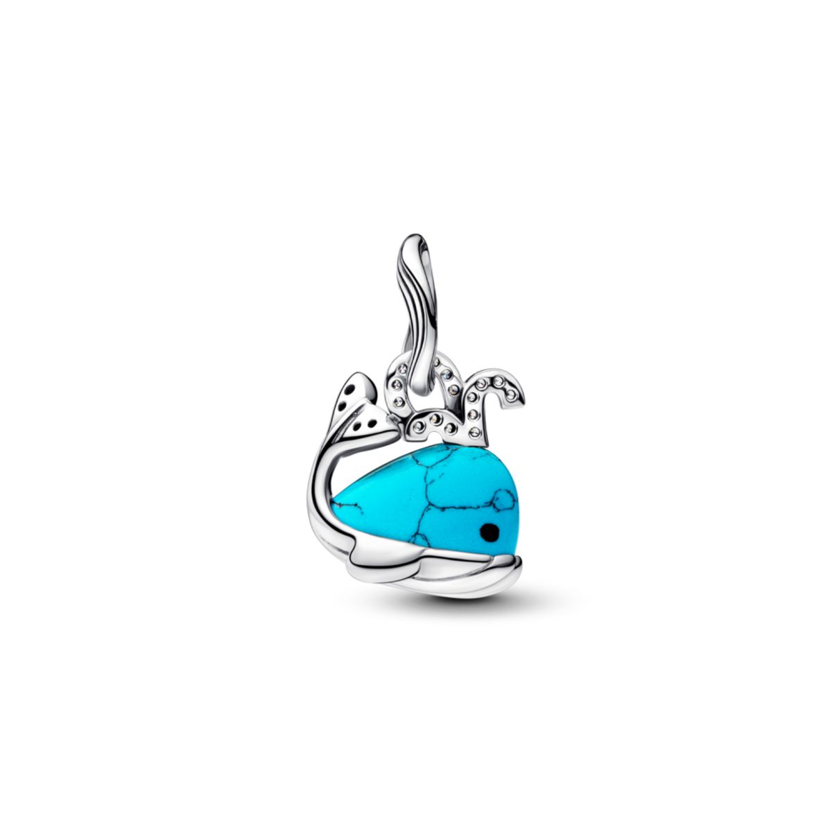 PANDORA - Charm Colgante Ballena Color Turquesa