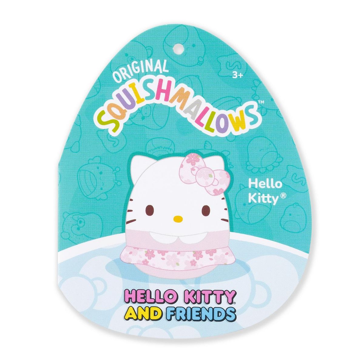 HELLO KITTY - Peluche Squishmallow Hello Kitty Serie Sakura Cherry Blossom