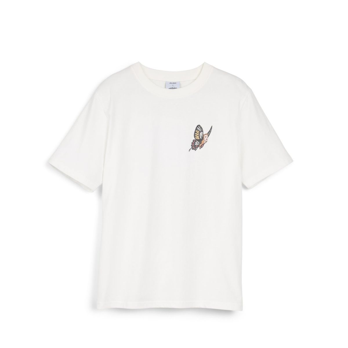 ALDO - Polo Blanco Con Estampado Unisex Aldo