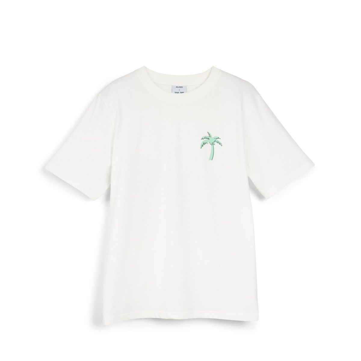 ALDO - Polo Blanco Con Estampado Unisex Aldo