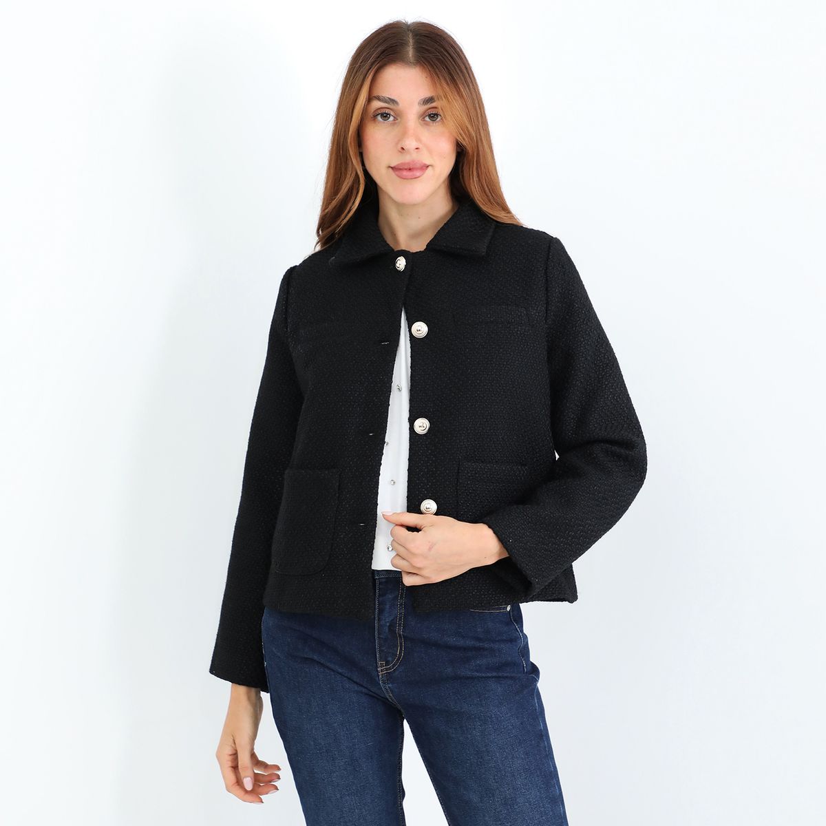ELLE - Chaqueta Botones