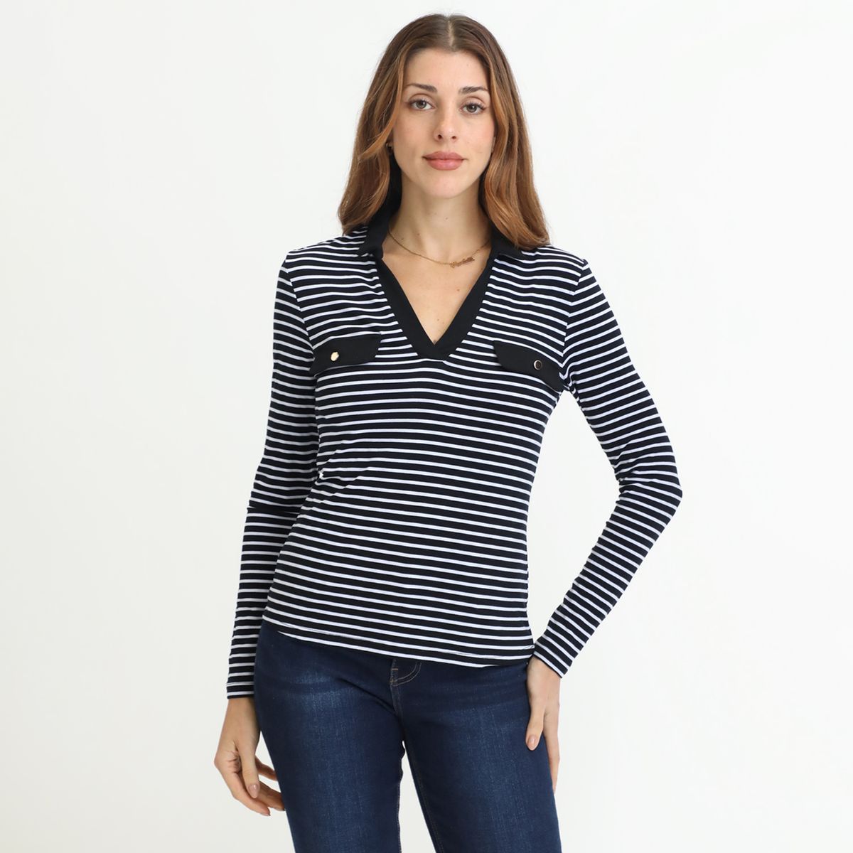 ELLE - Polo Casual Mujer Elle