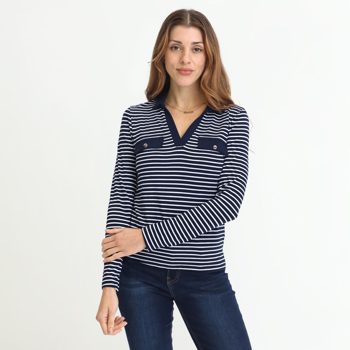 ELLE - Polo Casual Mujer Elle