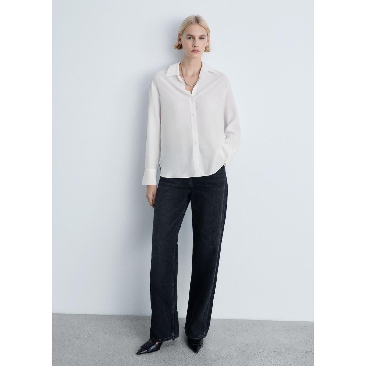 MANGO - Blusa Casual Mujer Mango