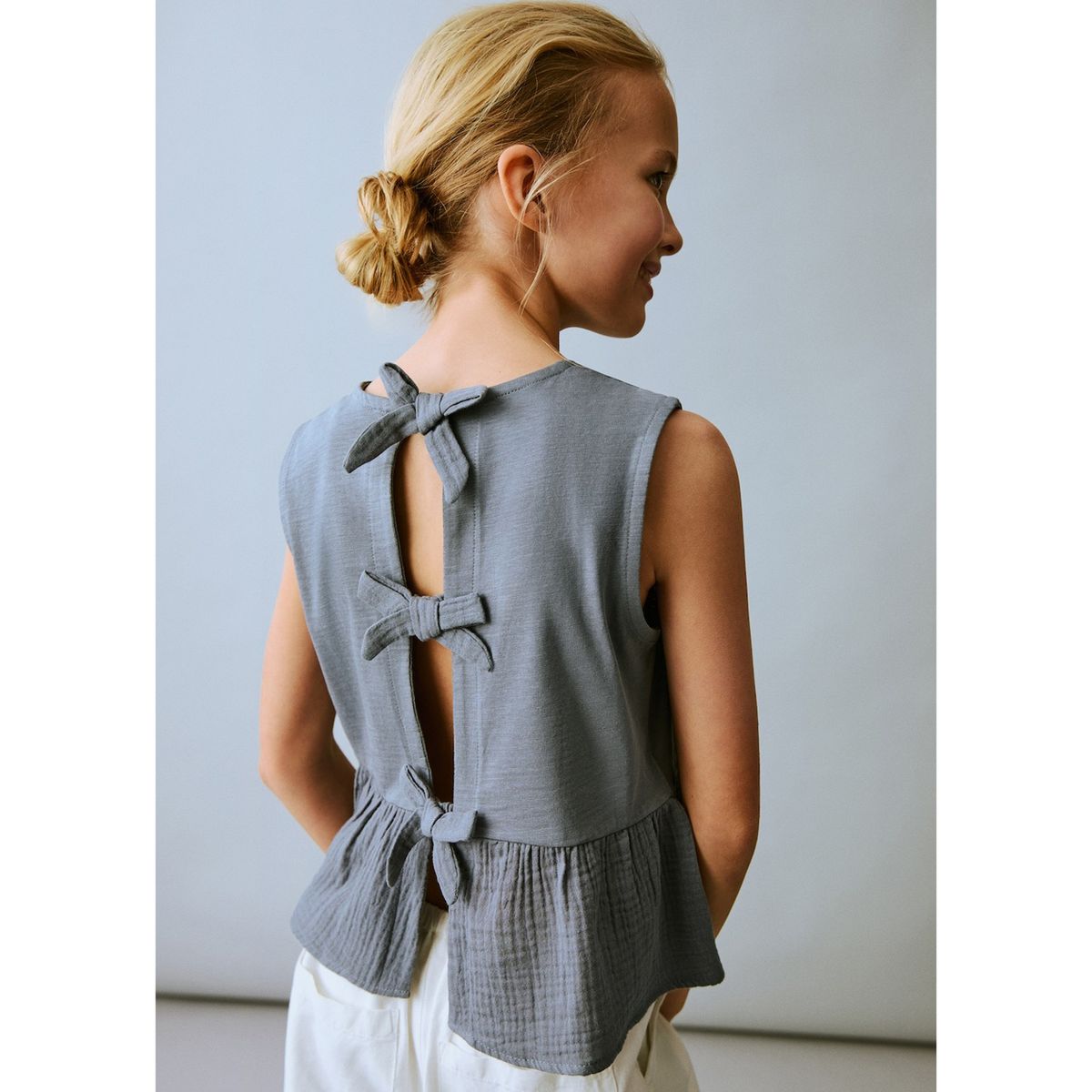 MANGO KIDS - Polo Niña Algodón