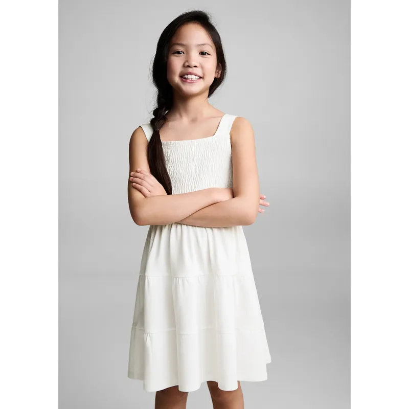 MANGO KIDS - Vestido Niña Algodón
