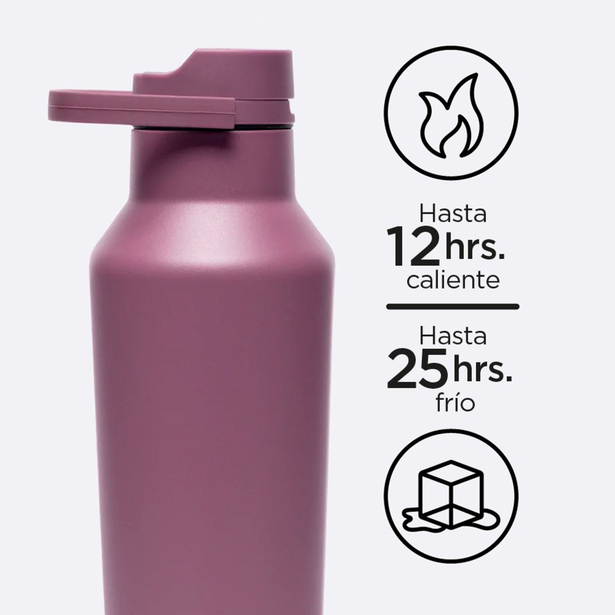 CORKCICLE - Botella Acero Inox 20oz Mauve