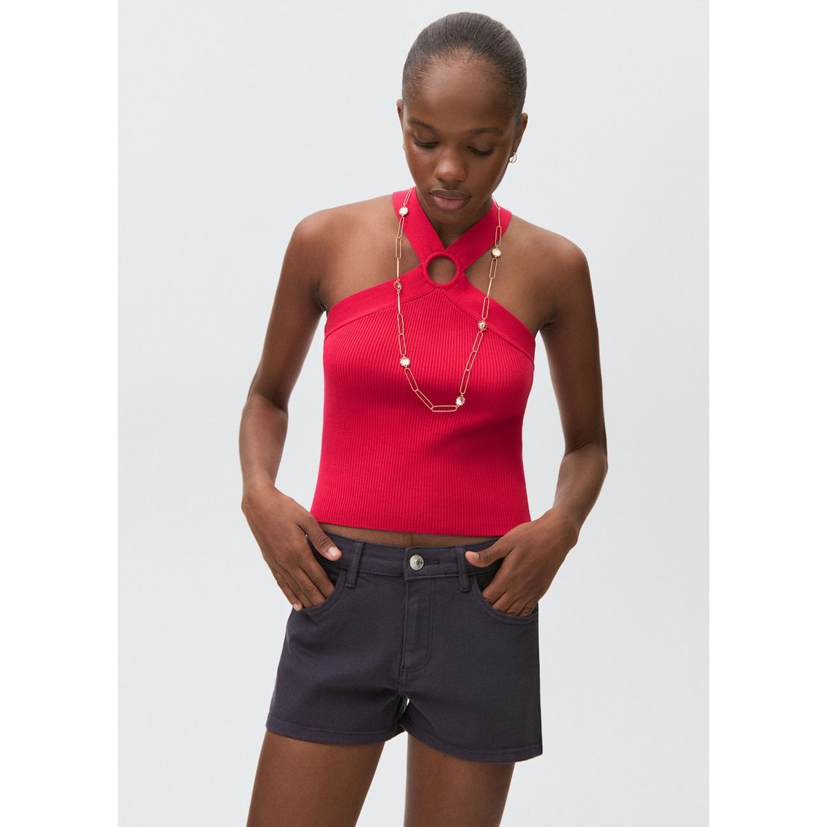 MANGO TEEN - Top Casual Mujer Mango Teen