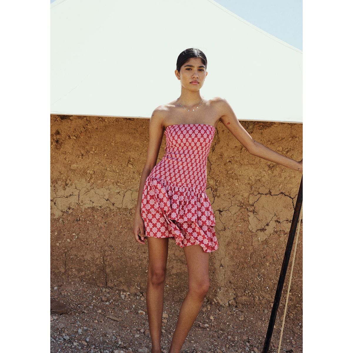 MANGO TEEN - Vestido Corto Mujer Mango Teen