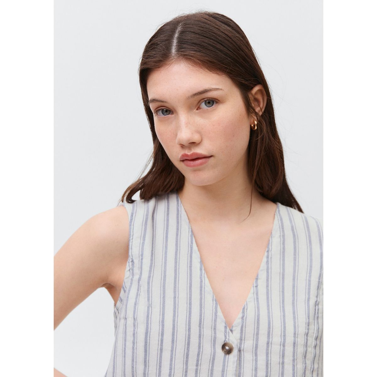 MANGO TEEN - Chaleco Casual Mujer Mango Teen