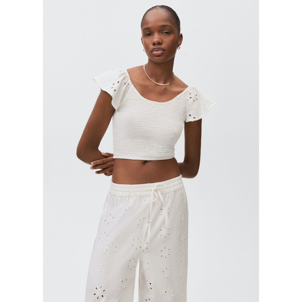 MANGO TEEN - Pantalón Casual Mujer Mango Teen.