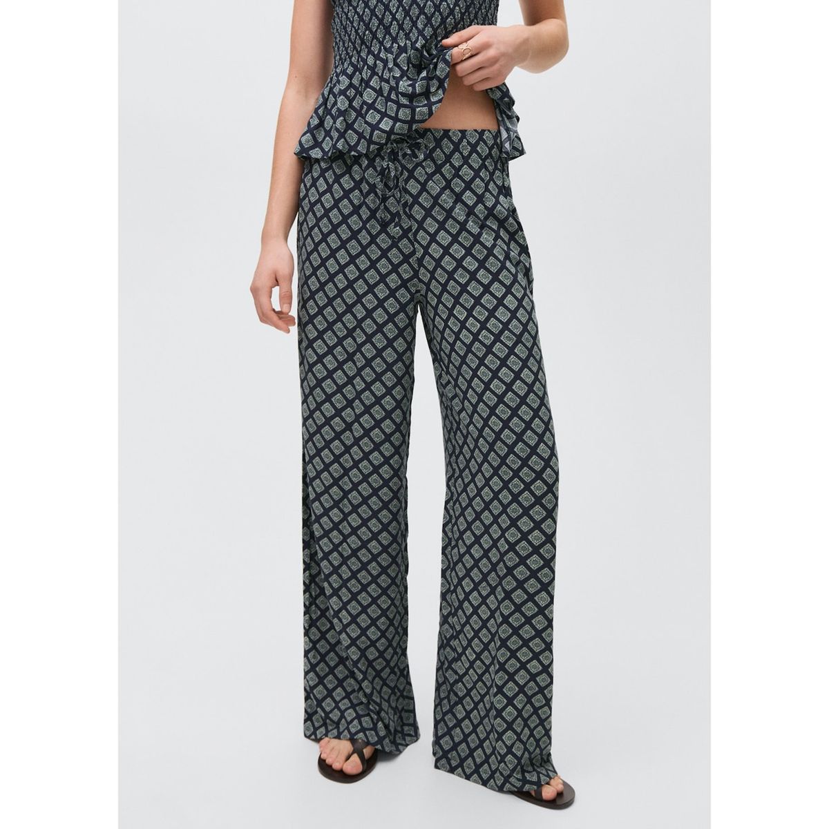 MANGO TEEN - Pantalón Casual Mujer Mango Teen