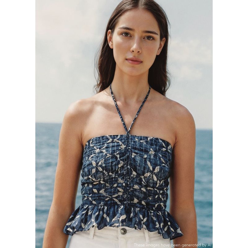 MANGO TEEN - Top Casual Mujer Mango Teen