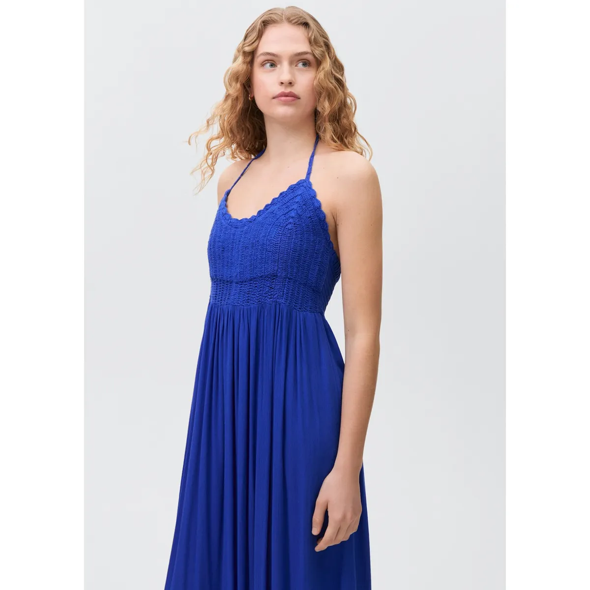 MANGO TEEN - Vestido Largo Mujer Mango