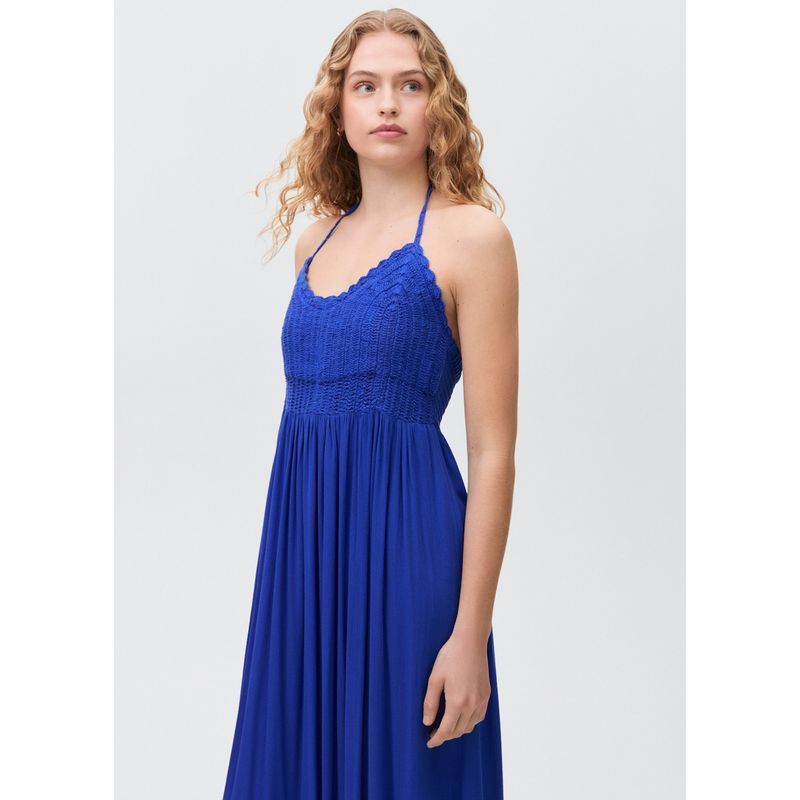 MANGO TEEN - Vestido Largo Mujer Mango