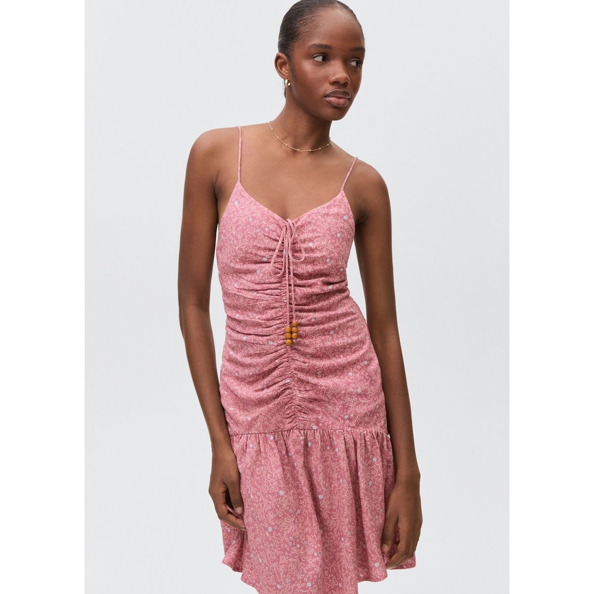 MANGO TEEN - Vestido Corto Mujer Mango Teen