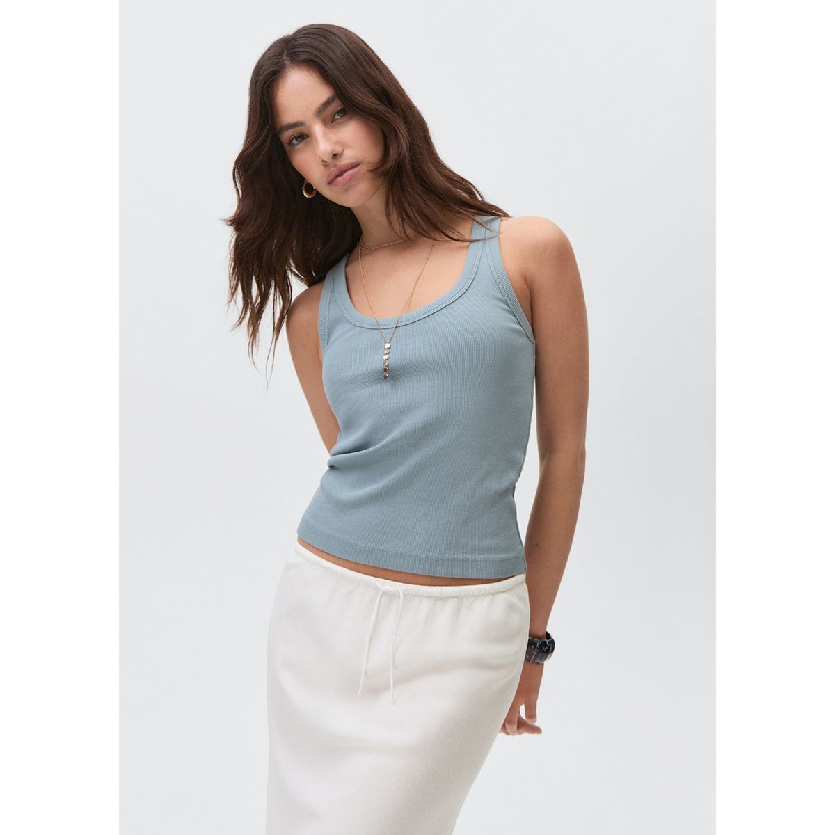 MANGO TEEN - Falda Larga Mujer Mango Teen