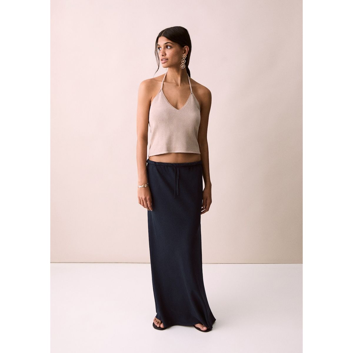 MANGO TEEN - Falda Larga Mujer Mango Teen