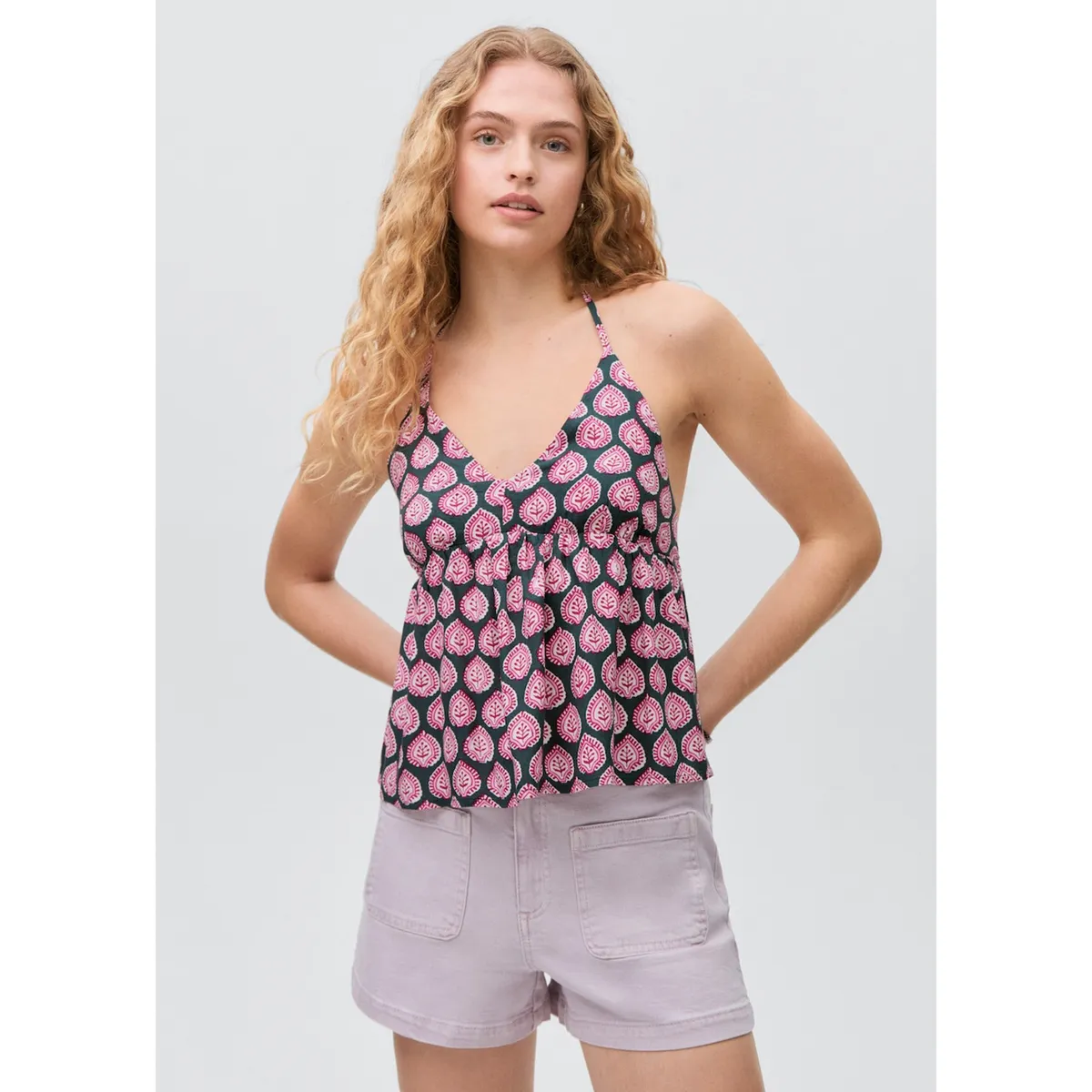 MANGO TEEN - Top Casual Mujer Mango Teen