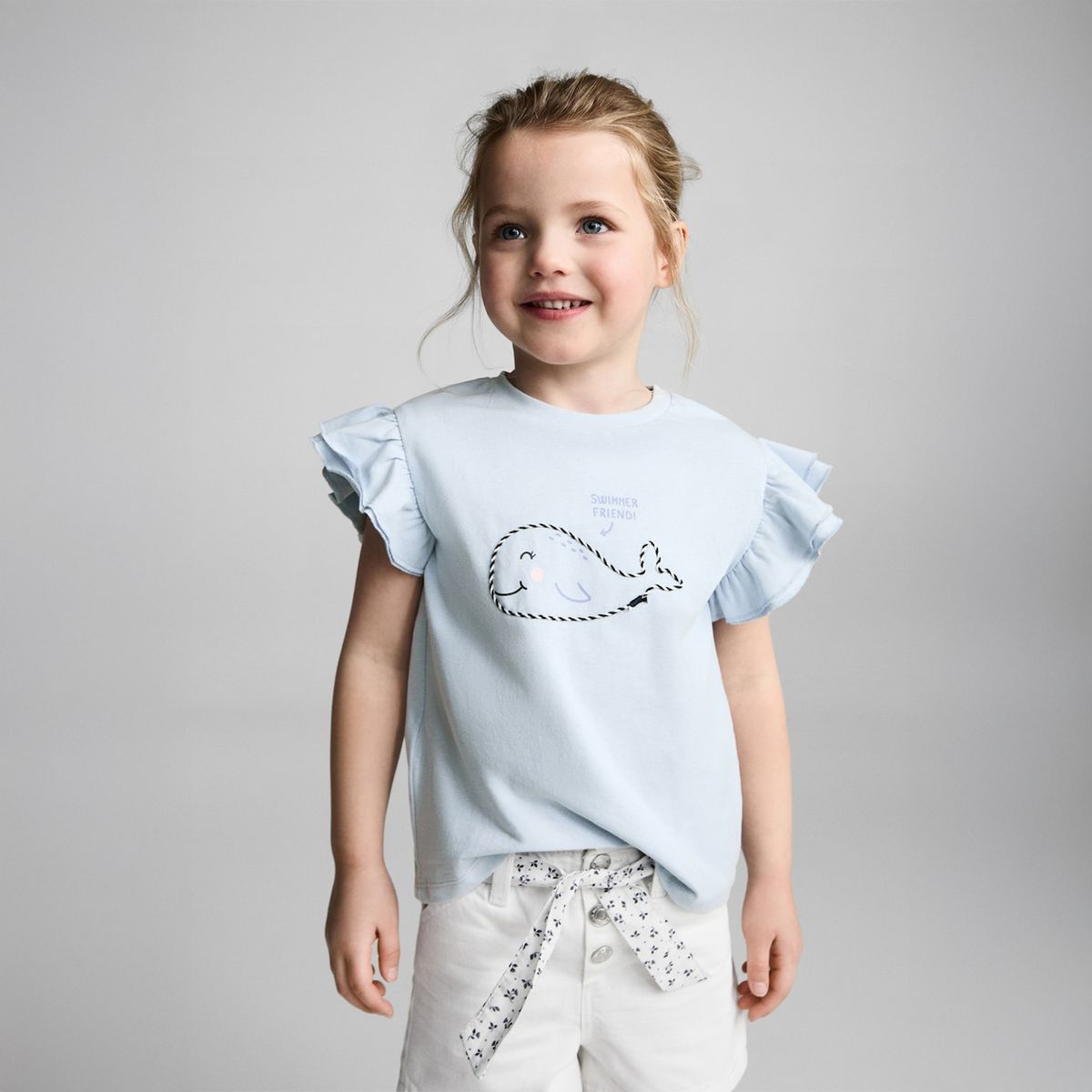 MANGO KIDS - Camiseta Bebé Niña Mango Kids