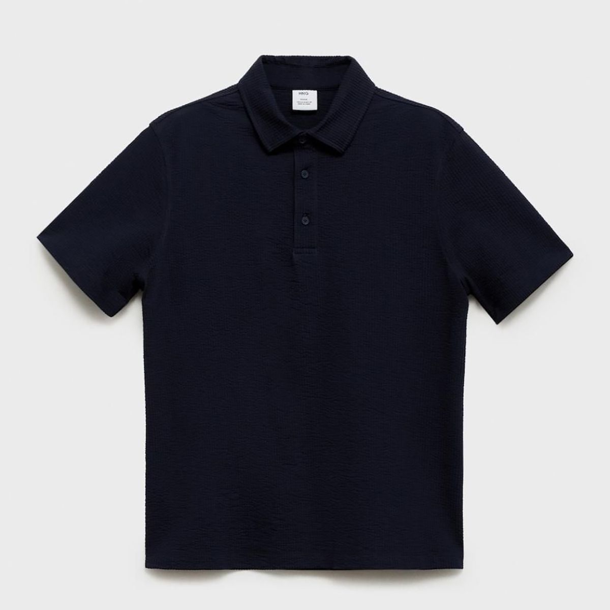 MANGO - Polo Algodón Seersucker Mango Man