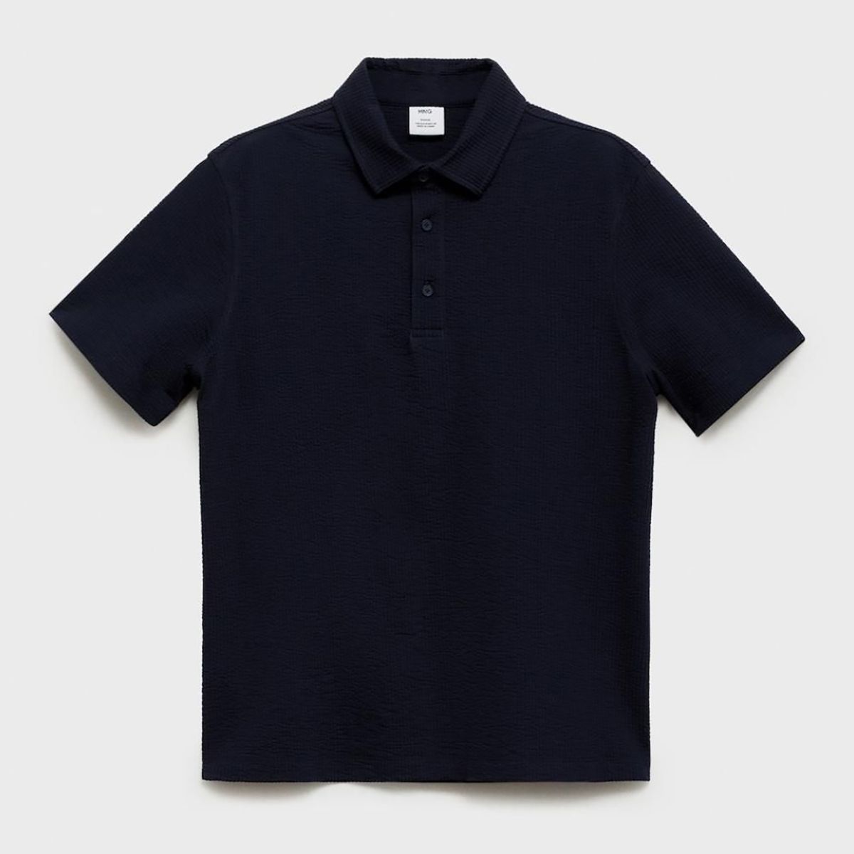 MANGO - Polo Algodón Seersucker Mango Man