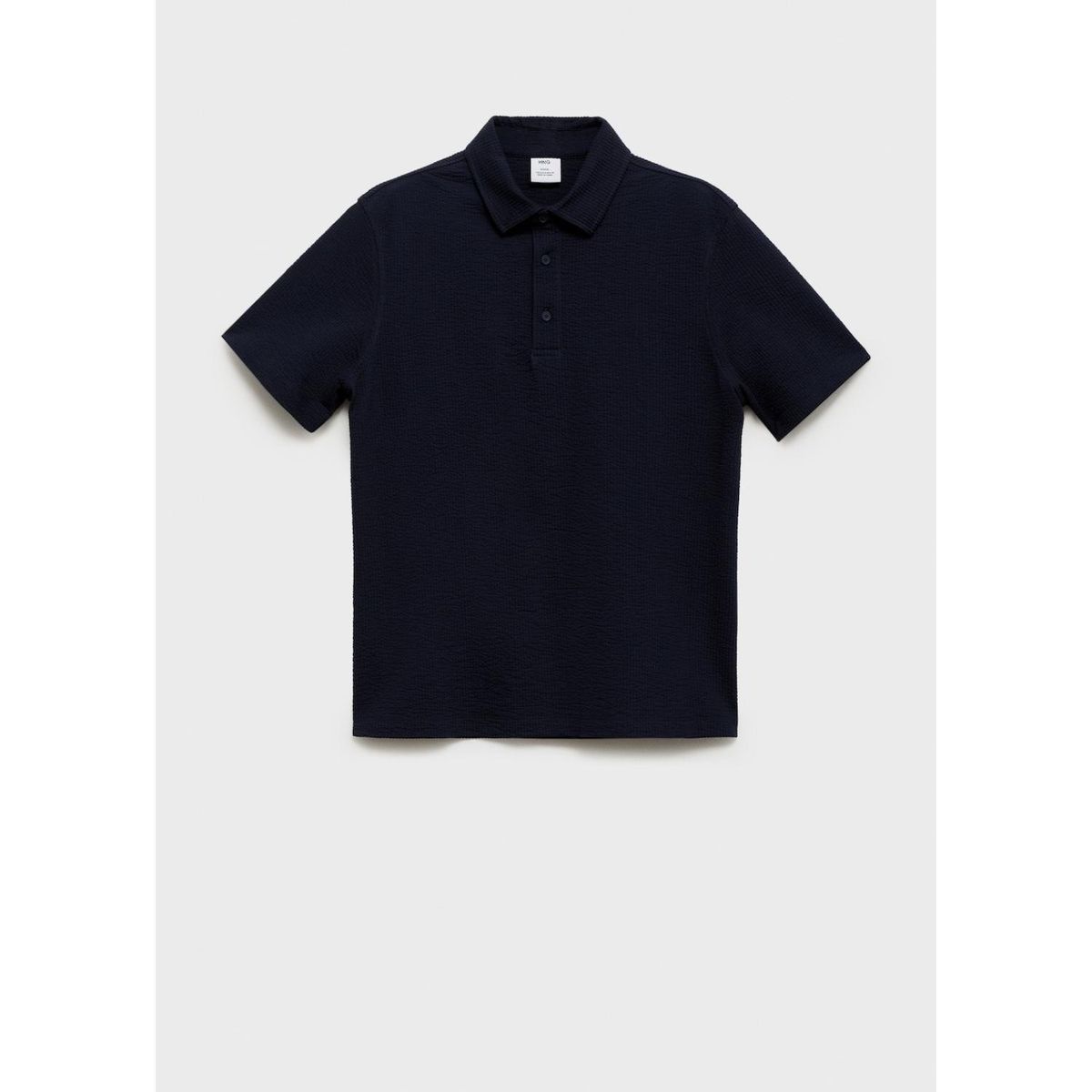 MANGO - Polo Algodón Seersucker Mango Man