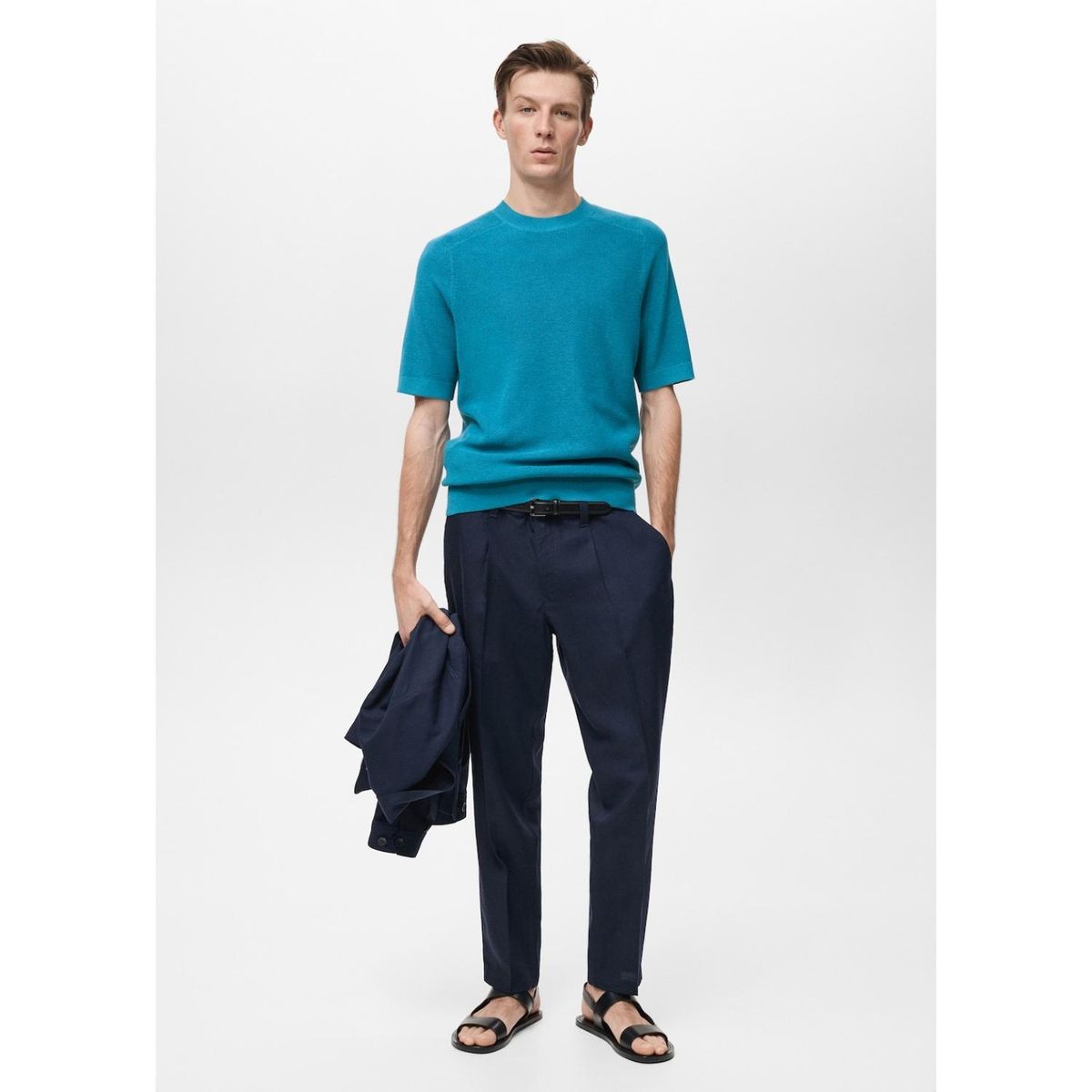 MANGO - Polo Manga Corta Punto Fino Mango Man