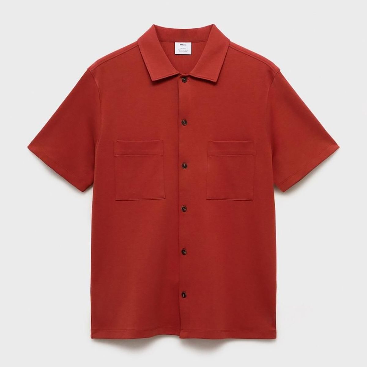 MANGO - Camisa Algodón Casual Mango Man