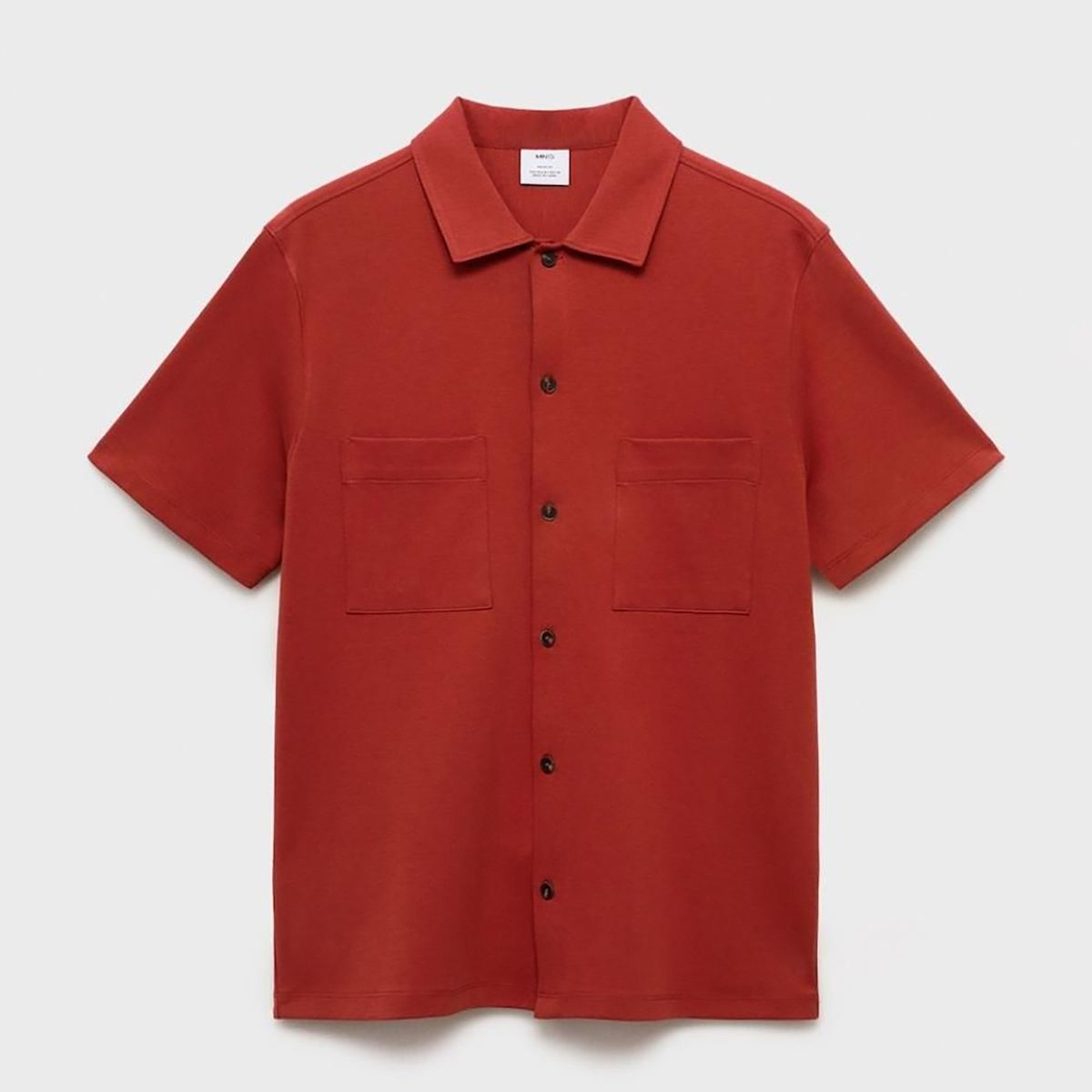 MANGO - Camisa Algodón Casual Mango Man