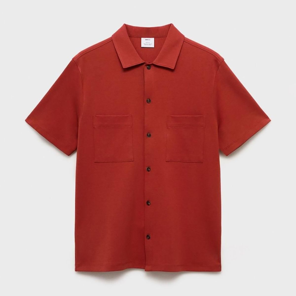 MANGO - Camisa Algodón Casual Mango Man