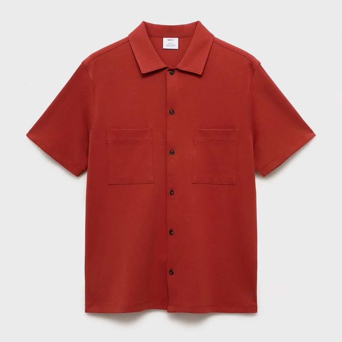 MANGO - Camisa Algodón Casual Mango Man