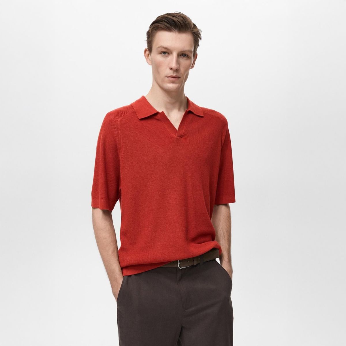 MANGO - Polo Manga Corta Casual Mango Man