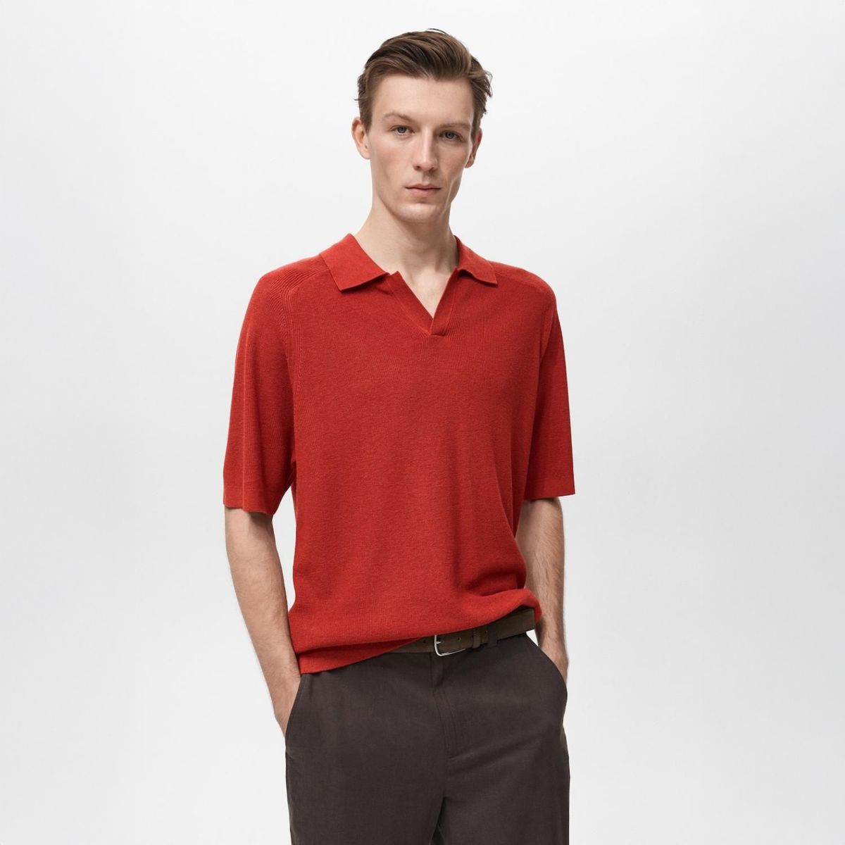 MANGO - Polo Manga Corta Casual Mango Man