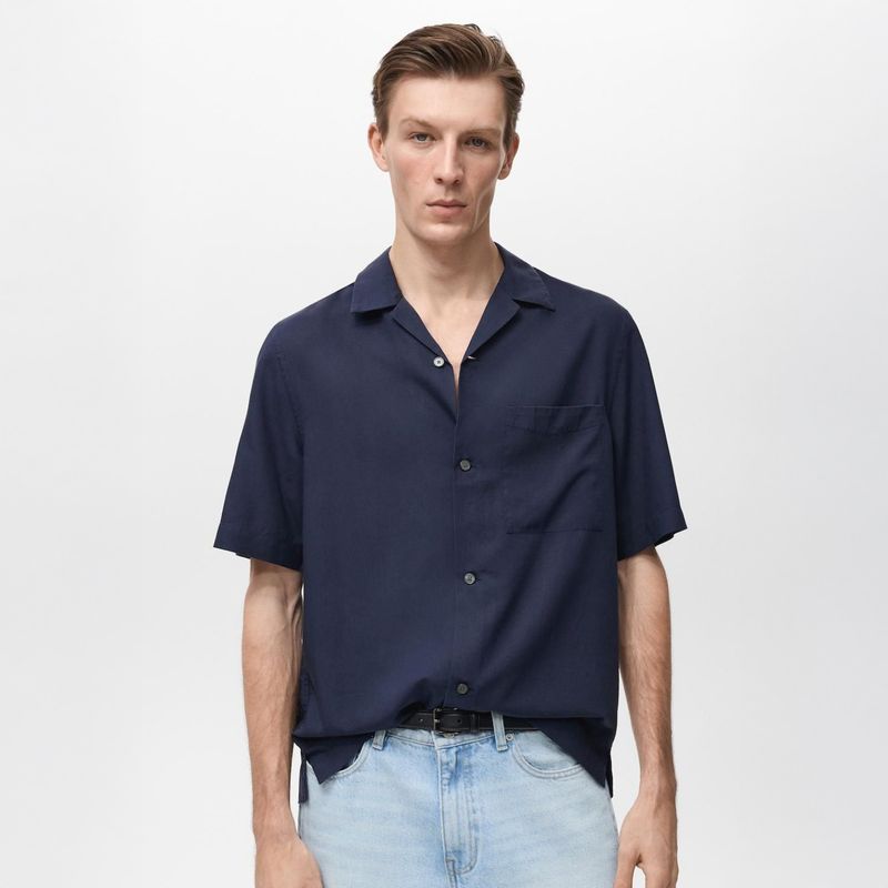 MANGO - Camisa Manga Corta Mango Man