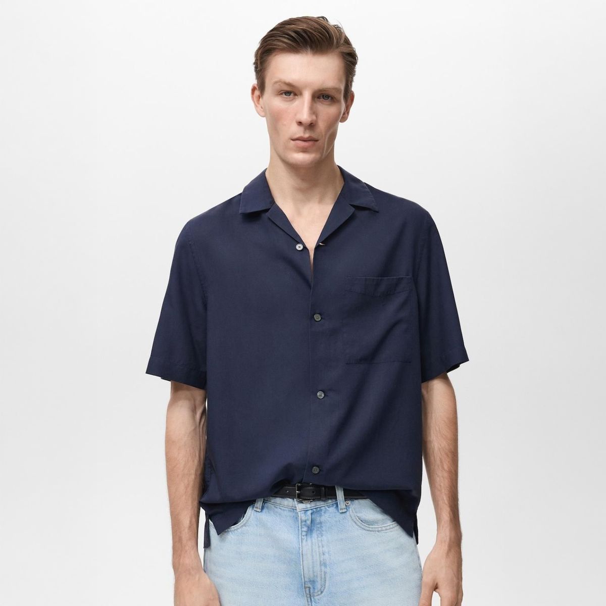 MANGO - Camisa Manga Corta Mango Man