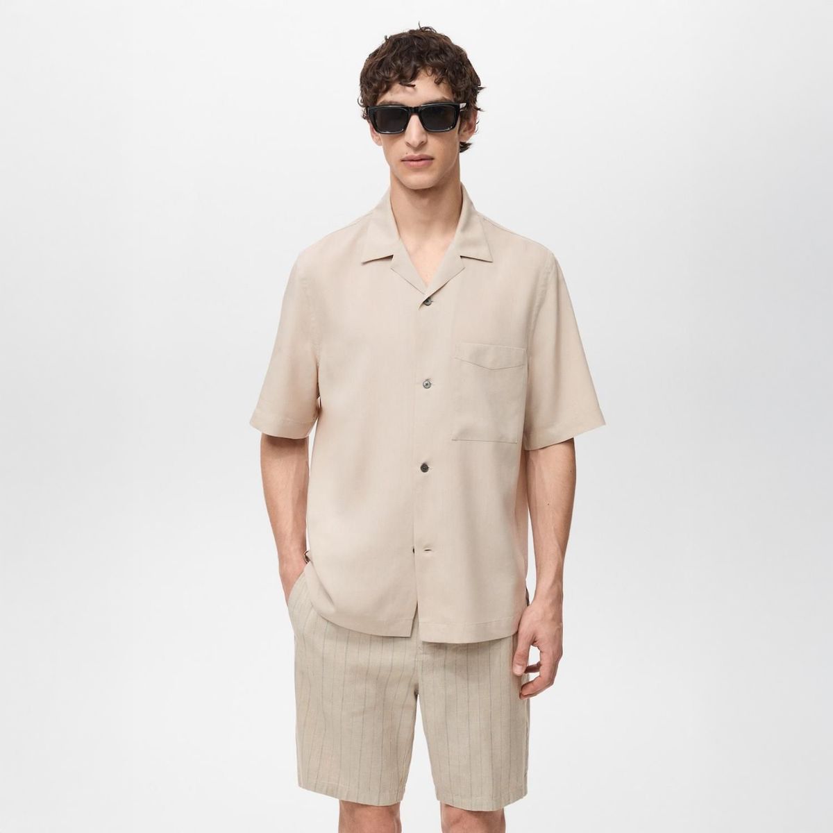 MANGO - Camisa Manga Corta Mango Man