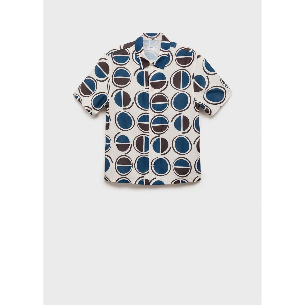 CATRICE - Camisa Manga Corta Estampada Mango Man