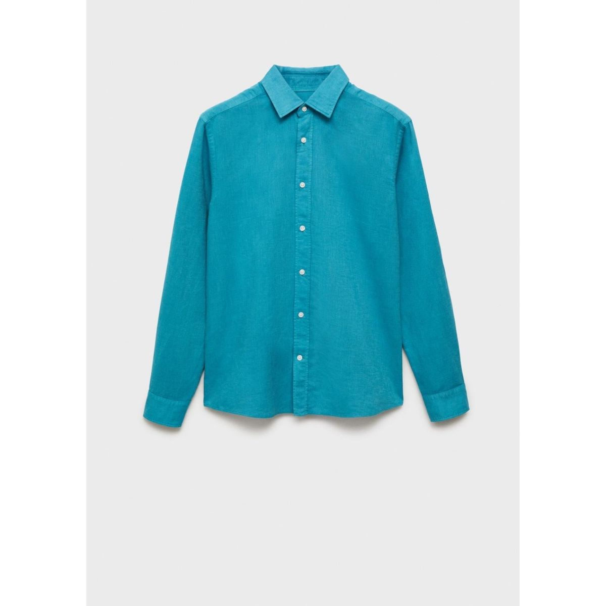 MANGO - Camisa Lino Casual Mango Man