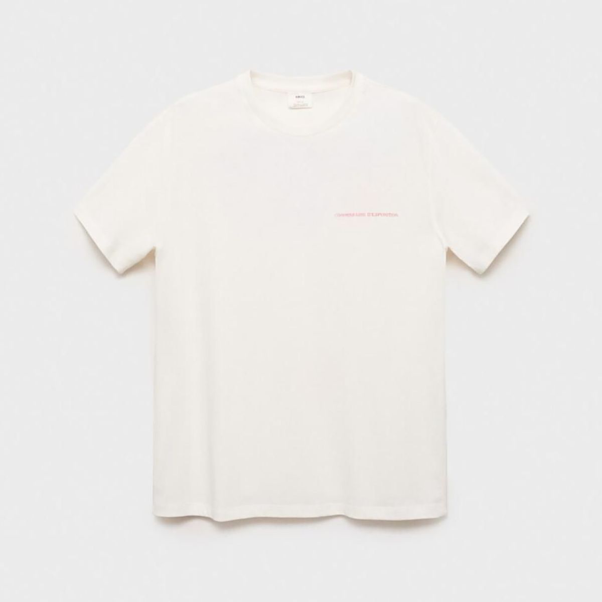 MANGO - Camiseta Algodón Casual Mango Man