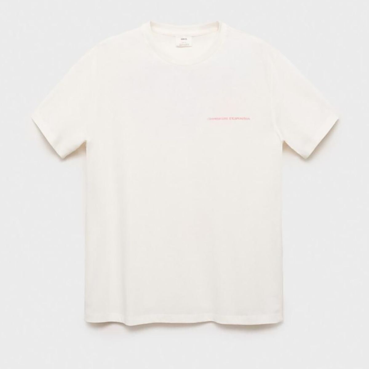 MANGO - Camiseta Algodón Casual Mango Man