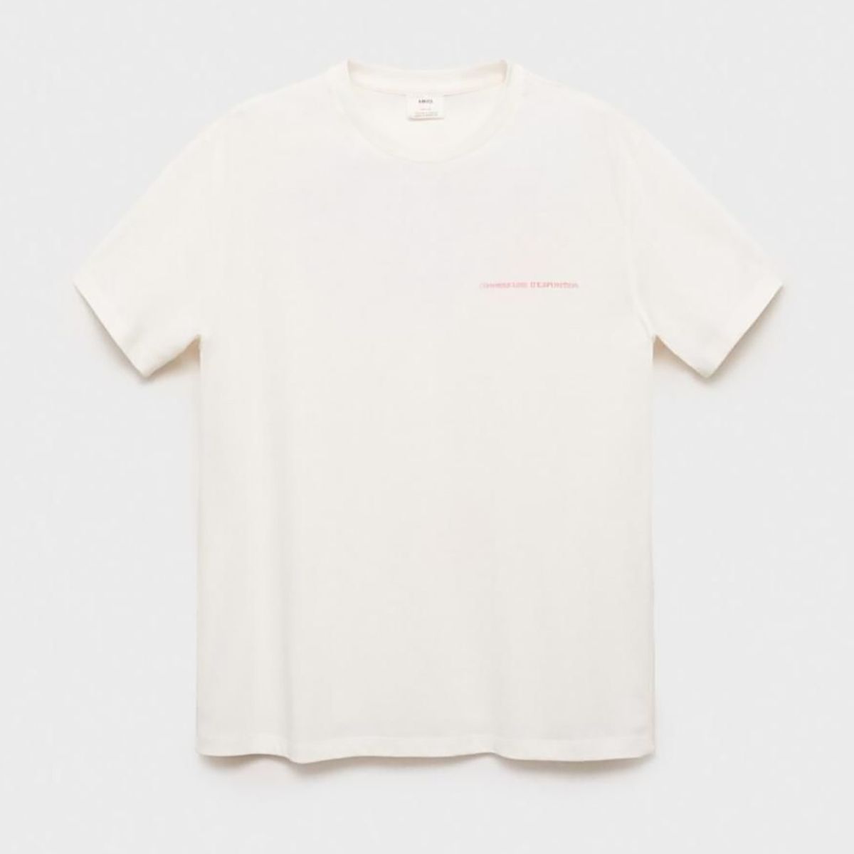 MANGO - Camiseta Algodón Casual Mango Man