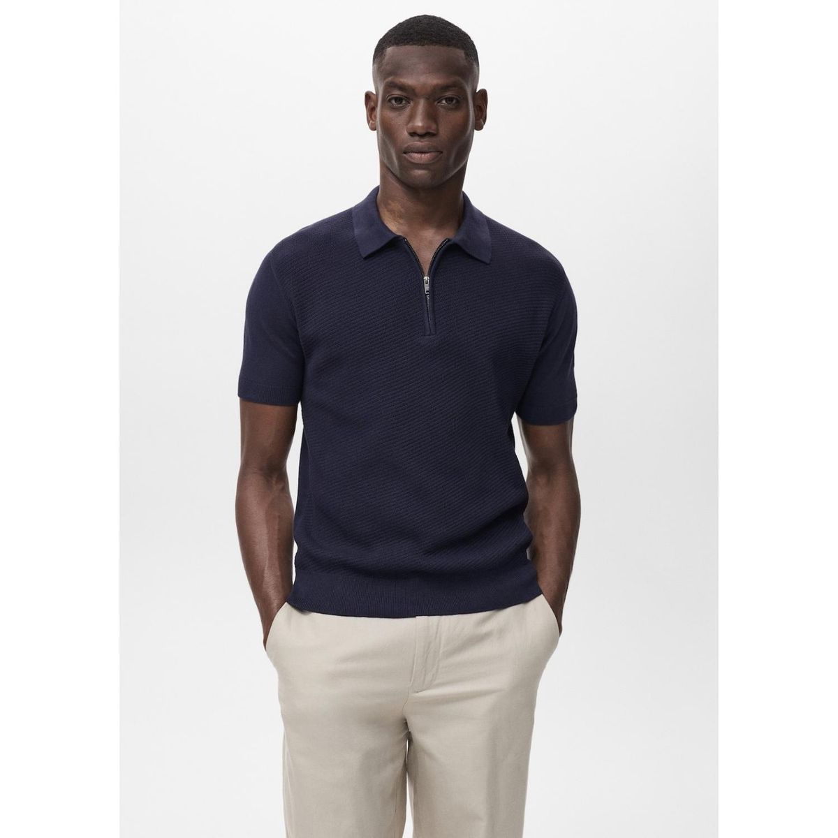 MANGO - Polo Manga Corta Casual Mango Man