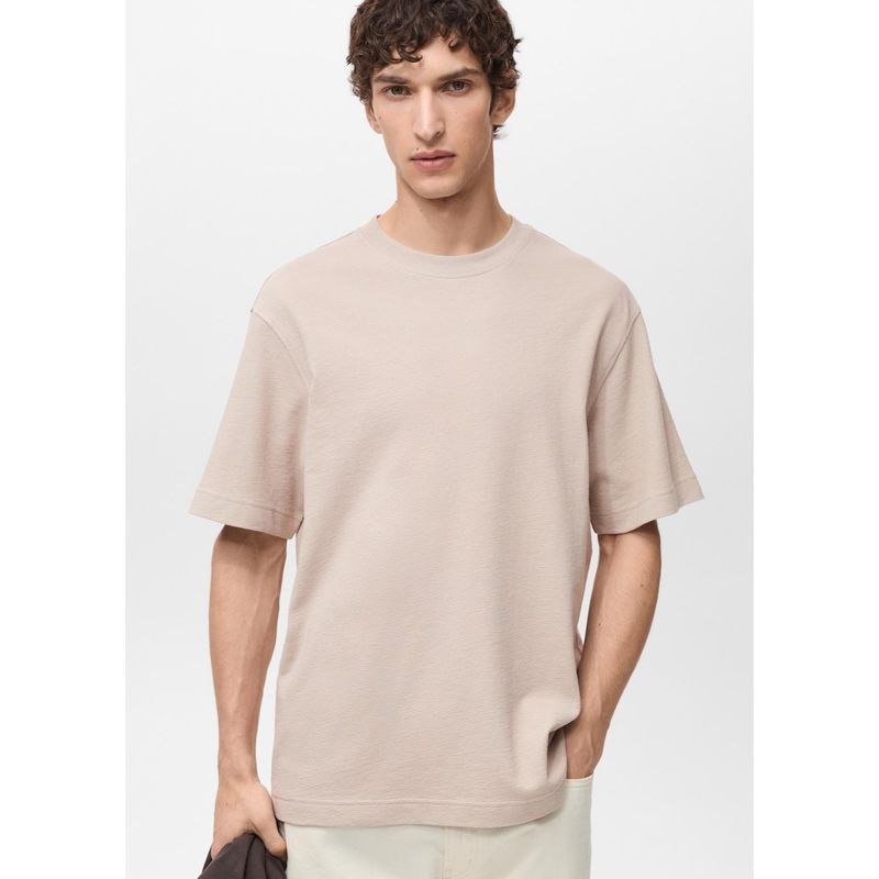 MANGO - Camiseta Relaxed Fit Mango Man